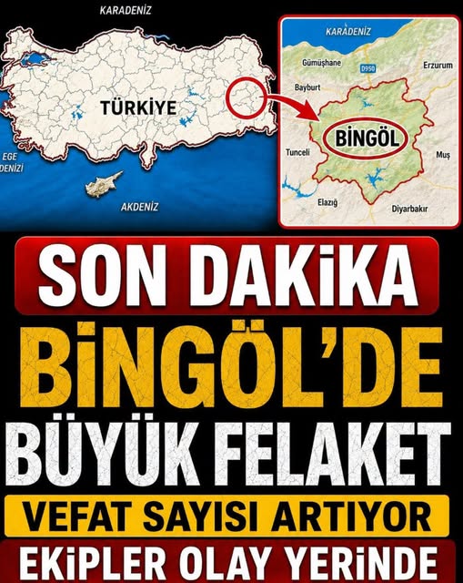 Bingöl'den acı haber