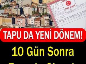 Tüm tapu sahiplerine duyuru