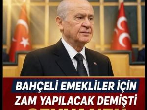 Bahçeliden Zam Müjdesi