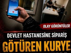 Devlet Hastanesine Sipariş Götüren Kurye