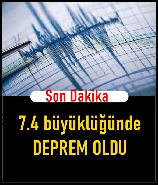 Az Önce DEPREM Oldu