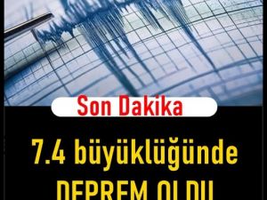 Az Önce DEPREM Oldu