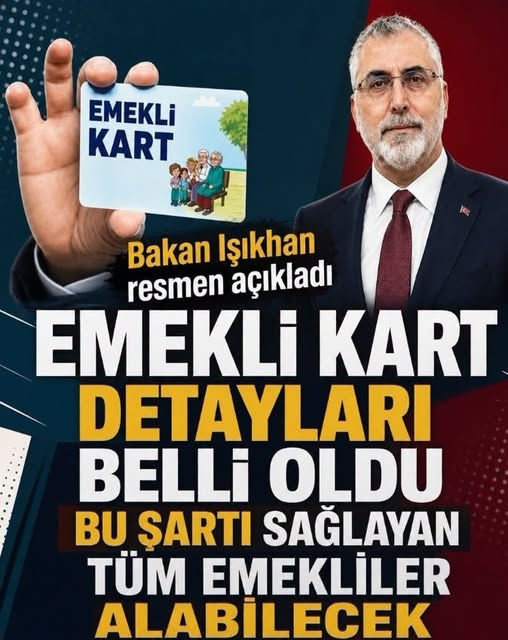 Emekli kartı duyurusu yapıldı galerisi resim 1