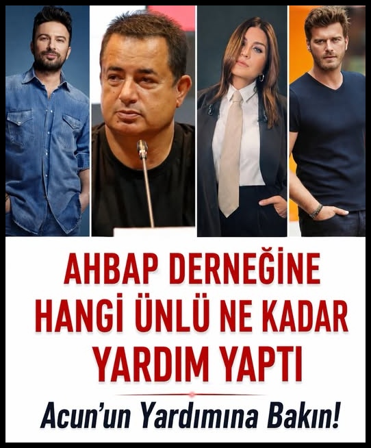 Ahbap Derneğine Yardım Yapanlar