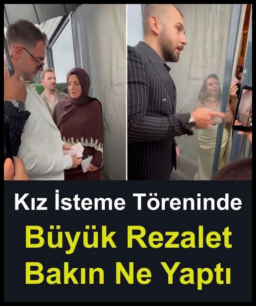 Kız İsteme Töreninde Büyük Rezalet