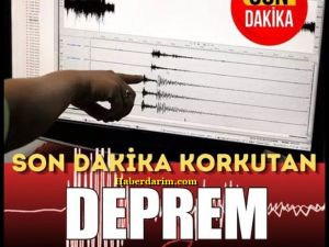 Çok Şiddetli Deprem Oldu..