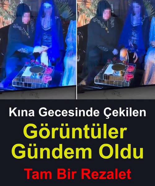 Kına gecesinde yaşandı..