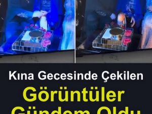 Kına gecesinde yaşandı..