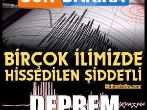 Arka Arkaya Şiddetli Deprem Oldu..