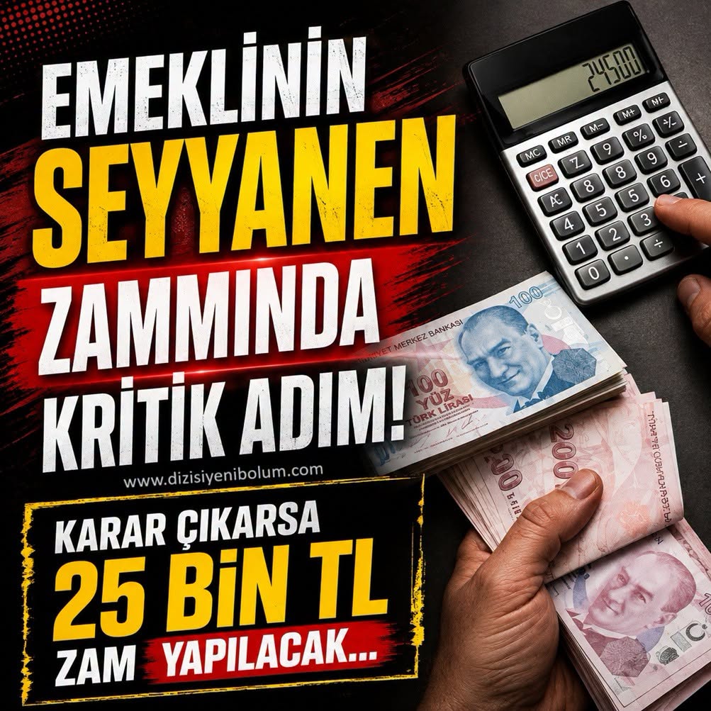 Emeklinin seyyanen zammında kritik adım!