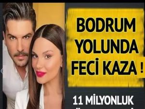 Bodrum yolunda feci kaza