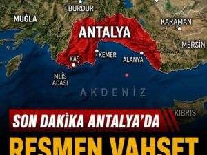 Antalya'da yaşandı