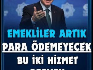 Yeni düzenlemeyle emekliler