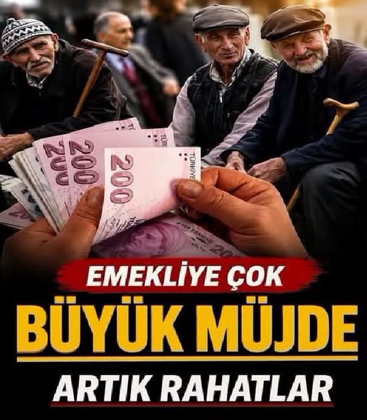 Emekliye müjdeli haber