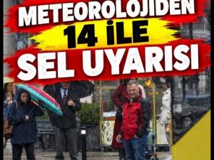 14 ile gök gürültülü yağış uyarısı