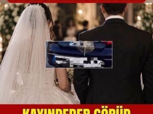 Gelin arabasının arkasına yazılan yazı