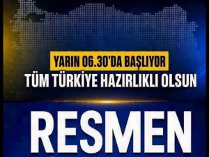 Yarın İçin Açıklama Yaptı