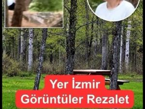 Görüntüler İzmir’den tam bir rezalet