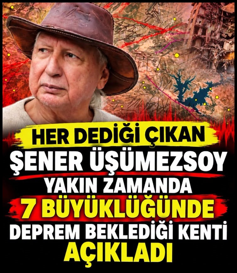 Şener Üşümezsoy yeni deprem için adres verdi
