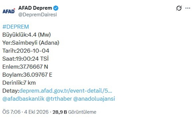 17 DAKİKA ARAYLA İKİ KORKUTAN DEPREM galerisi resim 2