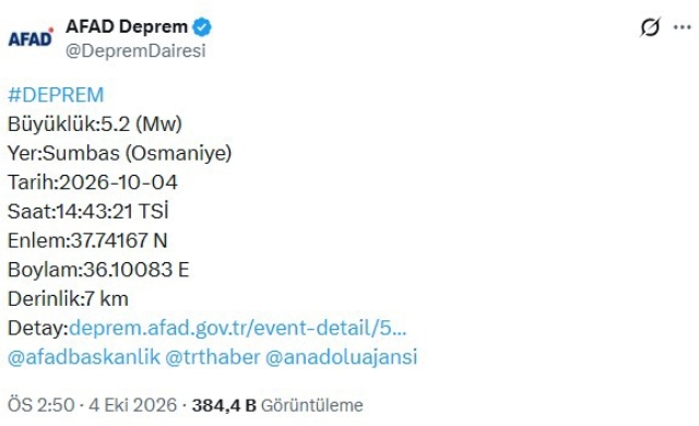 17 DAKİKA ARAYLA İKİ KORKUTAN DEPREM galerisi resim 3