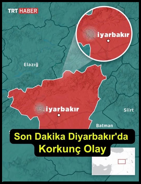 Diyarbakır'da k'orkunç olay