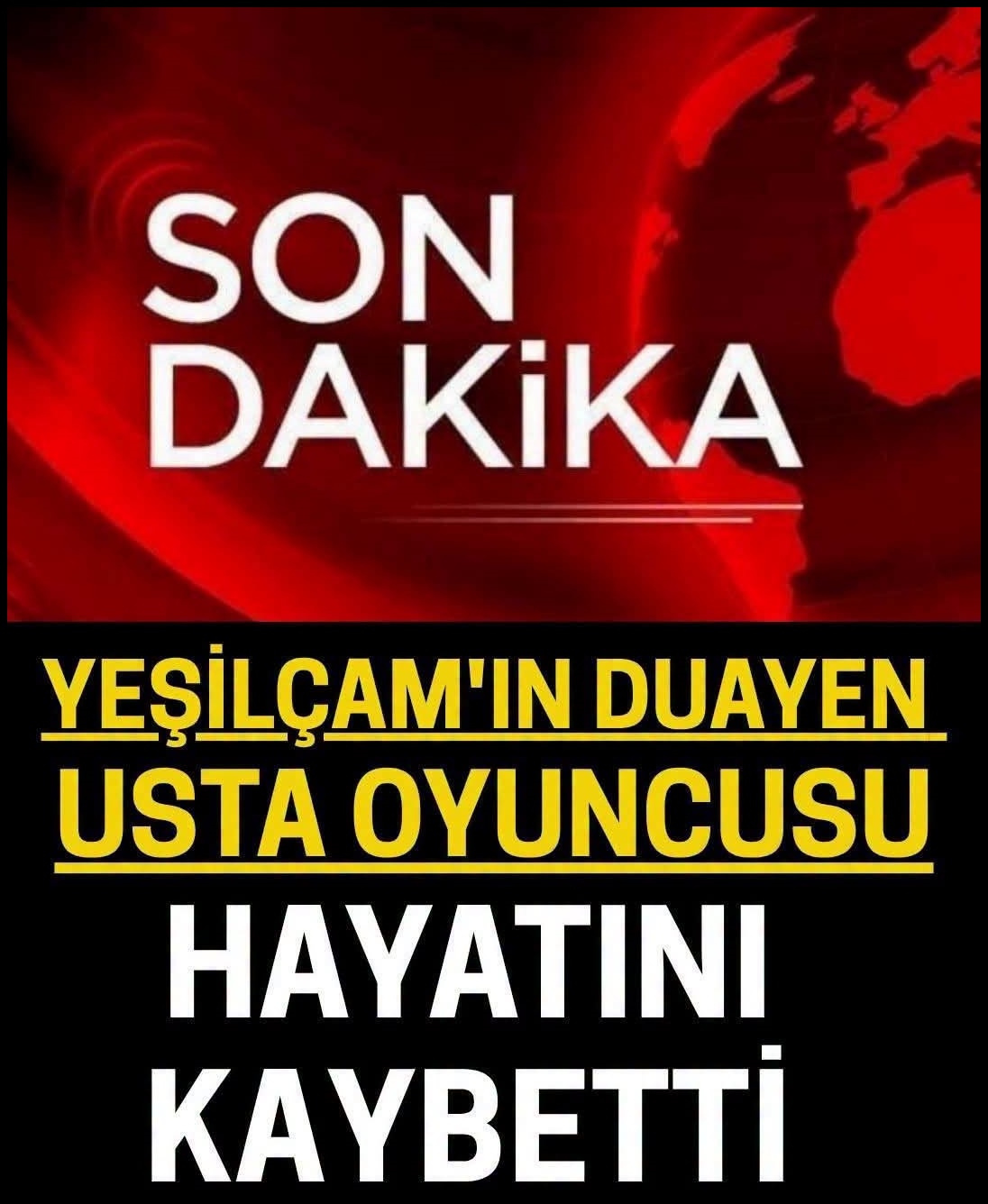 Ünlü isim hayatını kaybetti