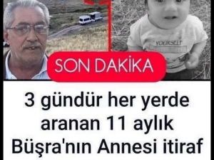 Büşra bebek olayında yeni gelişme