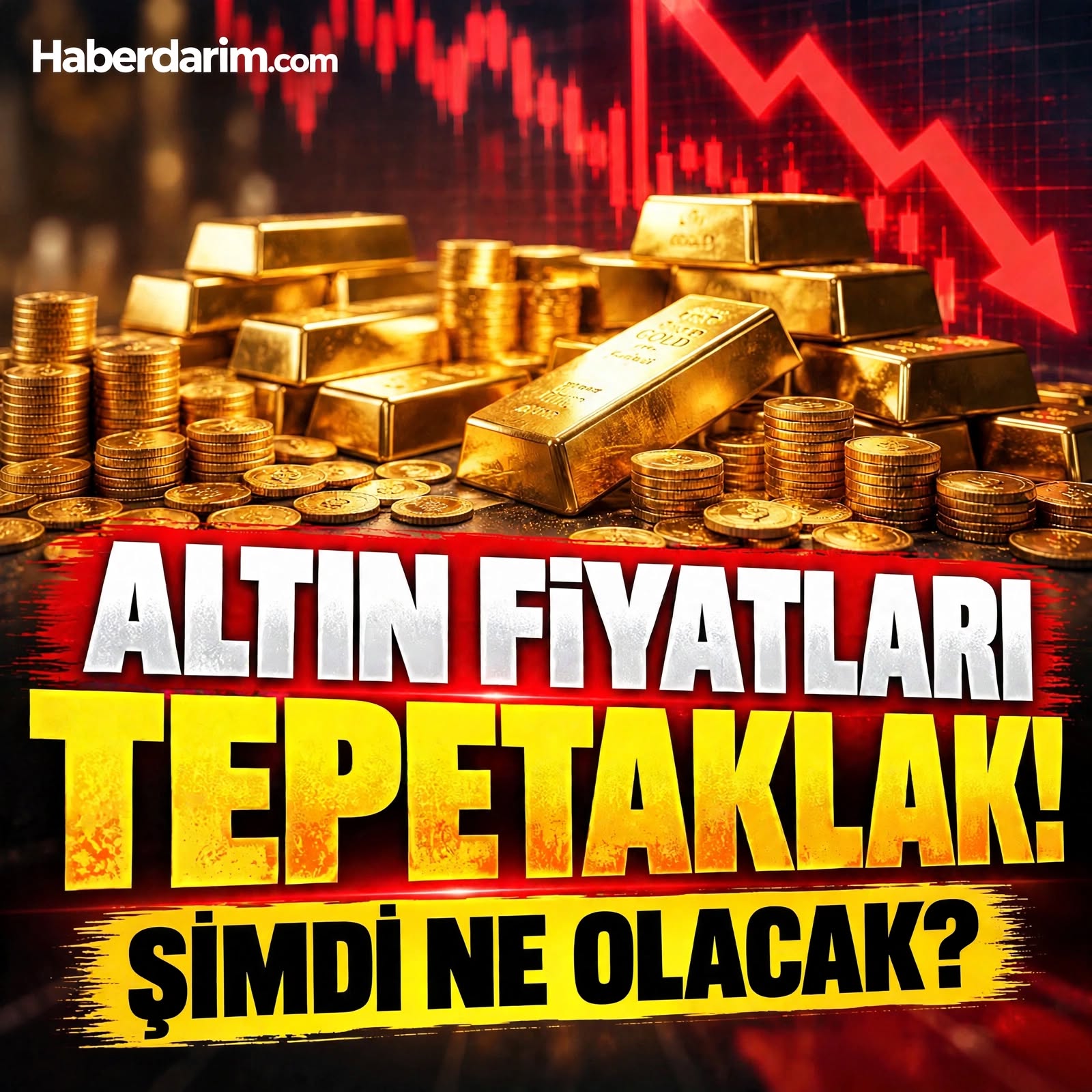 Altın fiyatları tepetaklak!