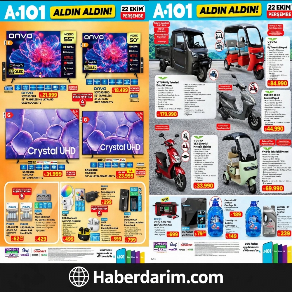 A101 22 Ekim aktüel kataloğu 2026 broşürü! galerisi resim 1