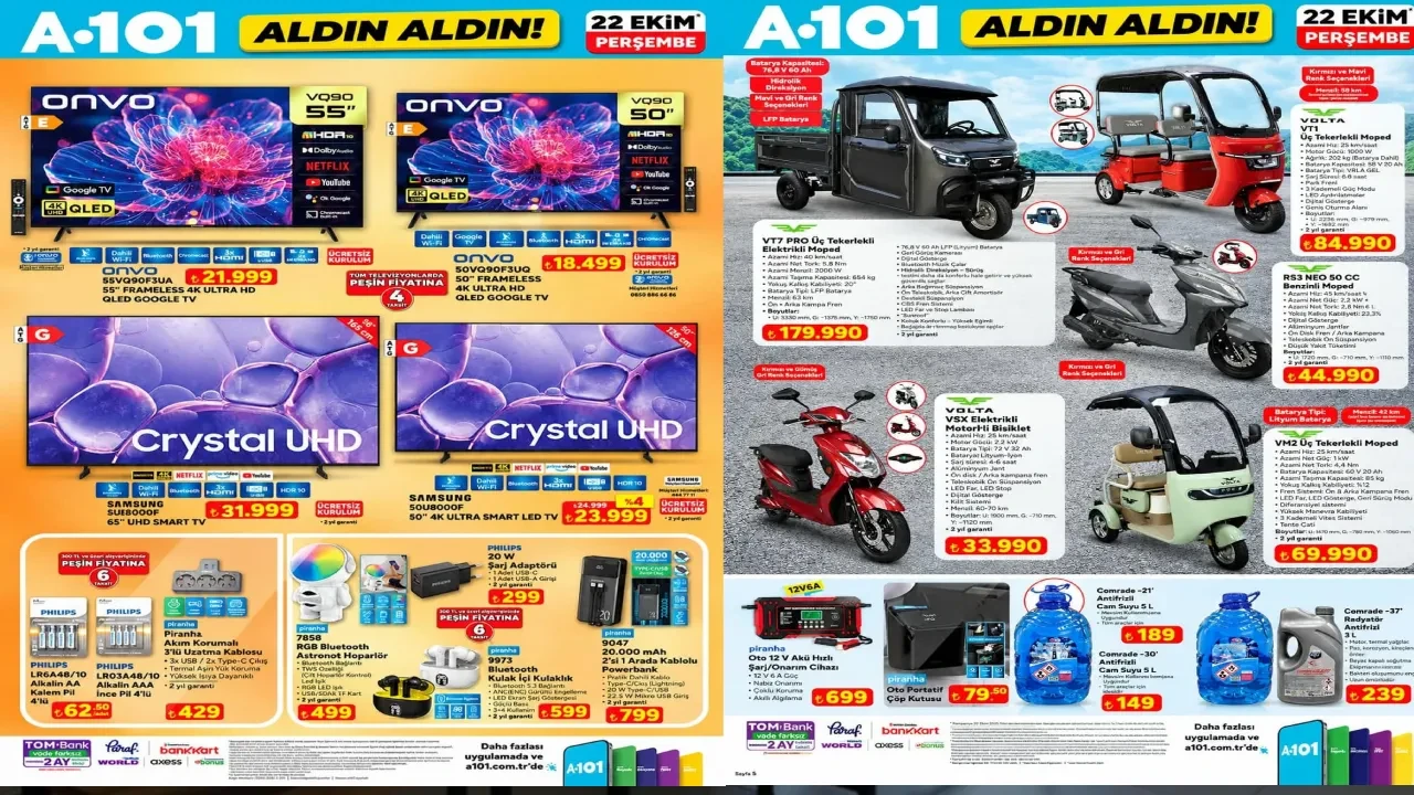 A101 22 Ekim aktüel kataloğu 2026 broşürü! galerisi resim 2