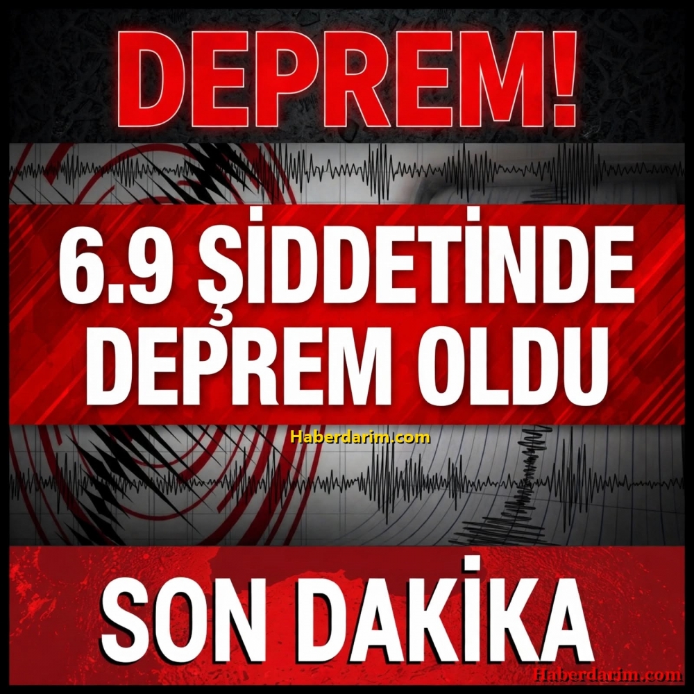 6.9 büyüklüğünde! Korkutan deprem! galerisi resim 1