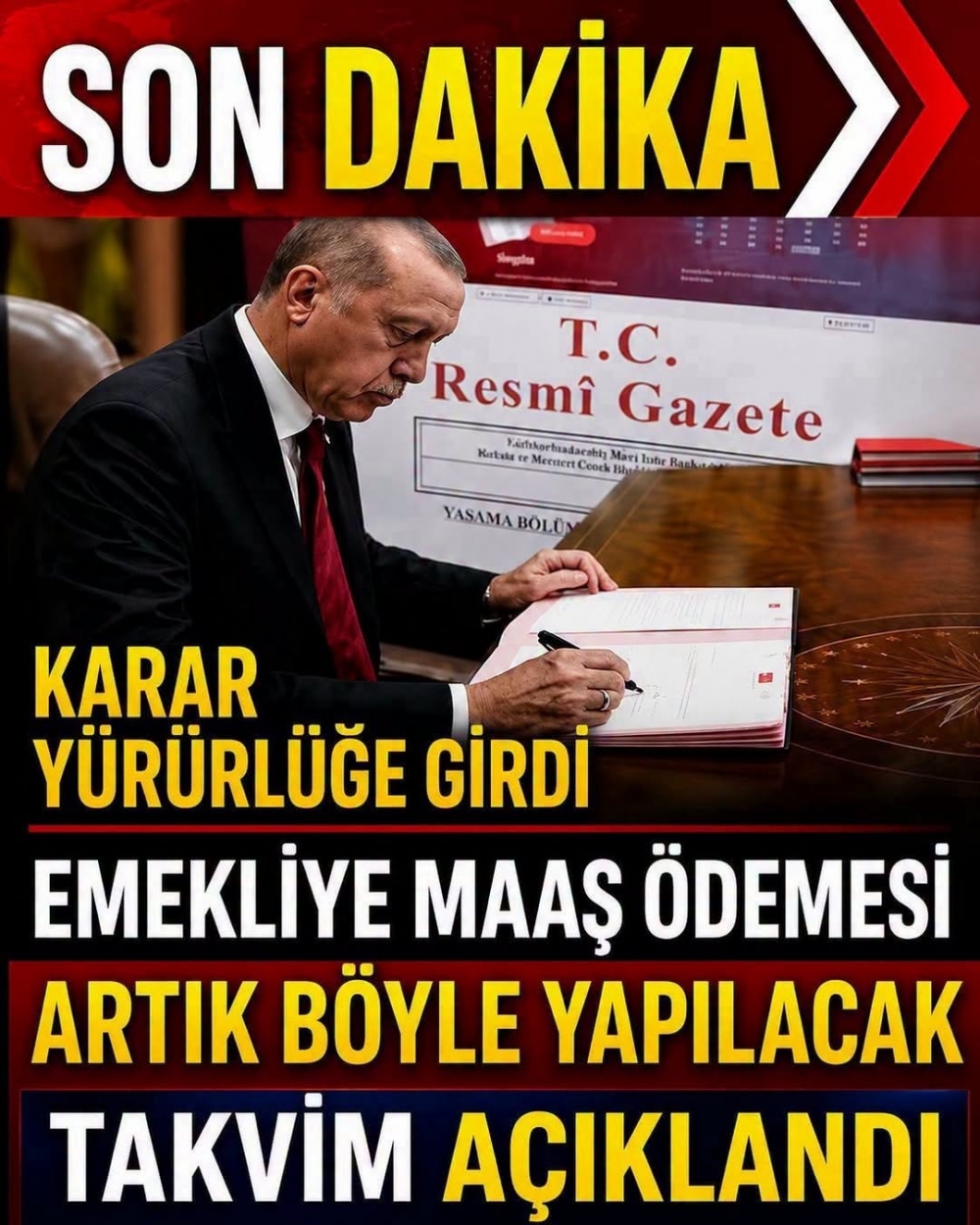 Emekli maaş ödemelerine ilişkin yeni uygulama geldi galerisi resim 1