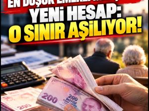 En düşük emekli maaşında yeni hesap