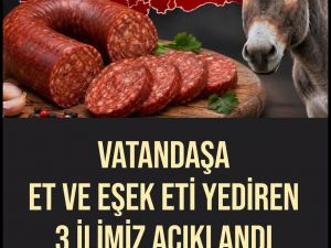 Vatandaşa at ve eşek eti yedirdiler