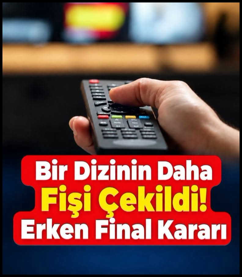 Kanal dizinin fişini çekiyor