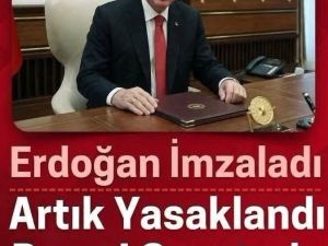 TBMM’de kabul edilerek yasalaştı.