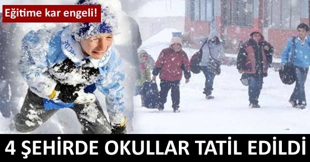 SON DAKİKA: 4 ilde okullar tatil edildi!Kaynak: SON DAKİKA: 4 ilde okull galerisi resim 1