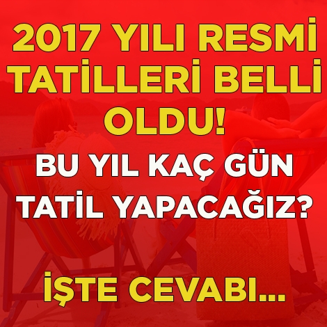 İŞTE RESMİ TATİLLER galerisi resim 1