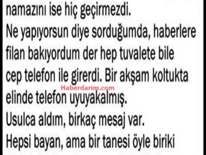 Eşimin cebinde bir şey gördüm ki anlatması çok zor