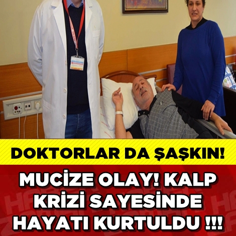 KALP KRİZİ GEÇİRDİ, HAYATI KURTULDU! galerisi resim 1