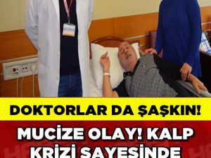 KALP KRİZİ GEÇİRDİ, HAYATI KURTULDU!