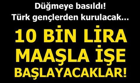 10 BİN LİRA MAAŞLA İŞE BAŞLAYACAKLAR! BAŞVURULAR... galerisi resim 1