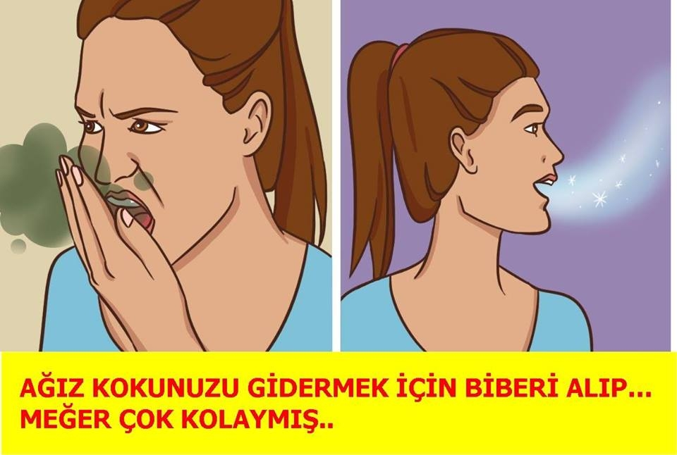 AĞIZ KOKUNUZU GİDERMEK İÇİN BİBERİ ALIP…. MEĞER ÇOK KOLAYMIŞ.. galerisi resim 1
