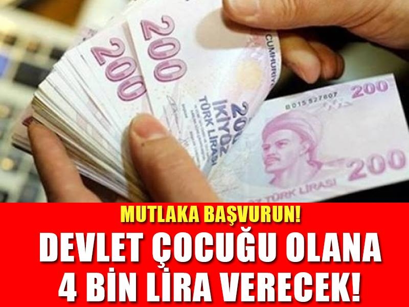 Devlet çocuğu olan herkese 4000 lira ödeyecek! galerisi resim 1