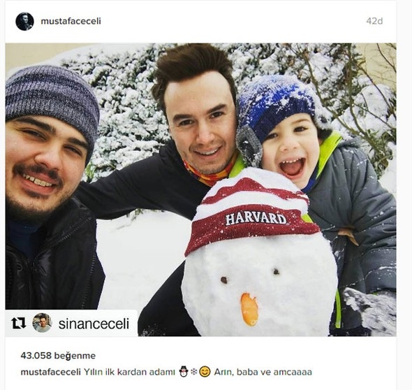 ÜNLÜLERİN KAR KEYFİ galerisi resim 11