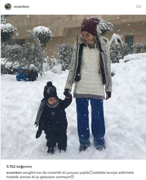 ÜNLÜLERİN KAR KEYFİ galerisi resim 4