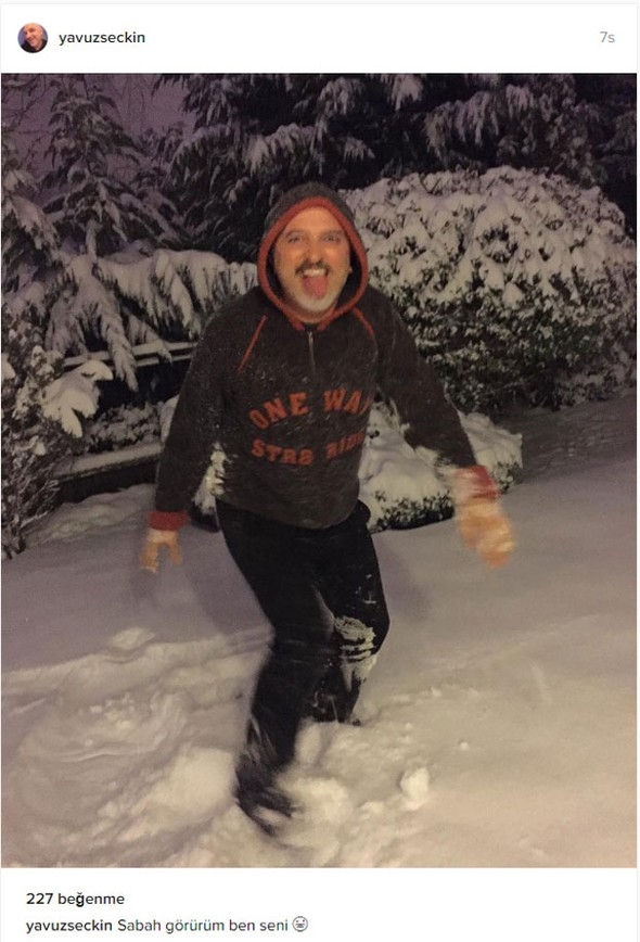 ÜNLÜLERİN KAR KEYFİ galerisi resim 6