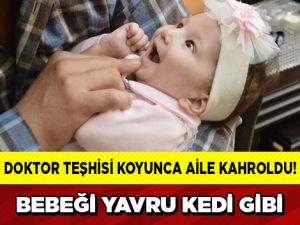Bebeği Yavru Kedi Gibi Miyavlayınca Doktora Götürdü Ve...