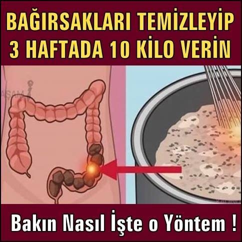 Bağırsakları temizleyip 3 haftada 10 kilo verin Bakın Nasıl İşte o Yönte galerisi resim 1